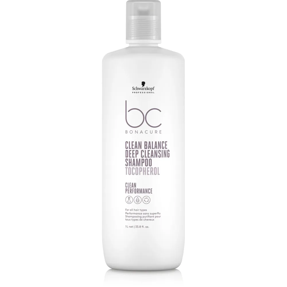 Schwarzkopf BC Clean Balance Deep Cleansing Shampoo Tocopherol sampoon kõikidele juuksetüüpidele